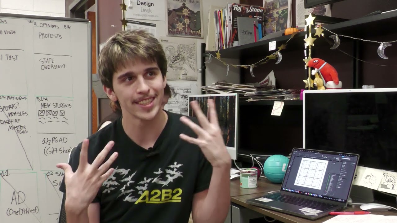 Production Day at the University Star