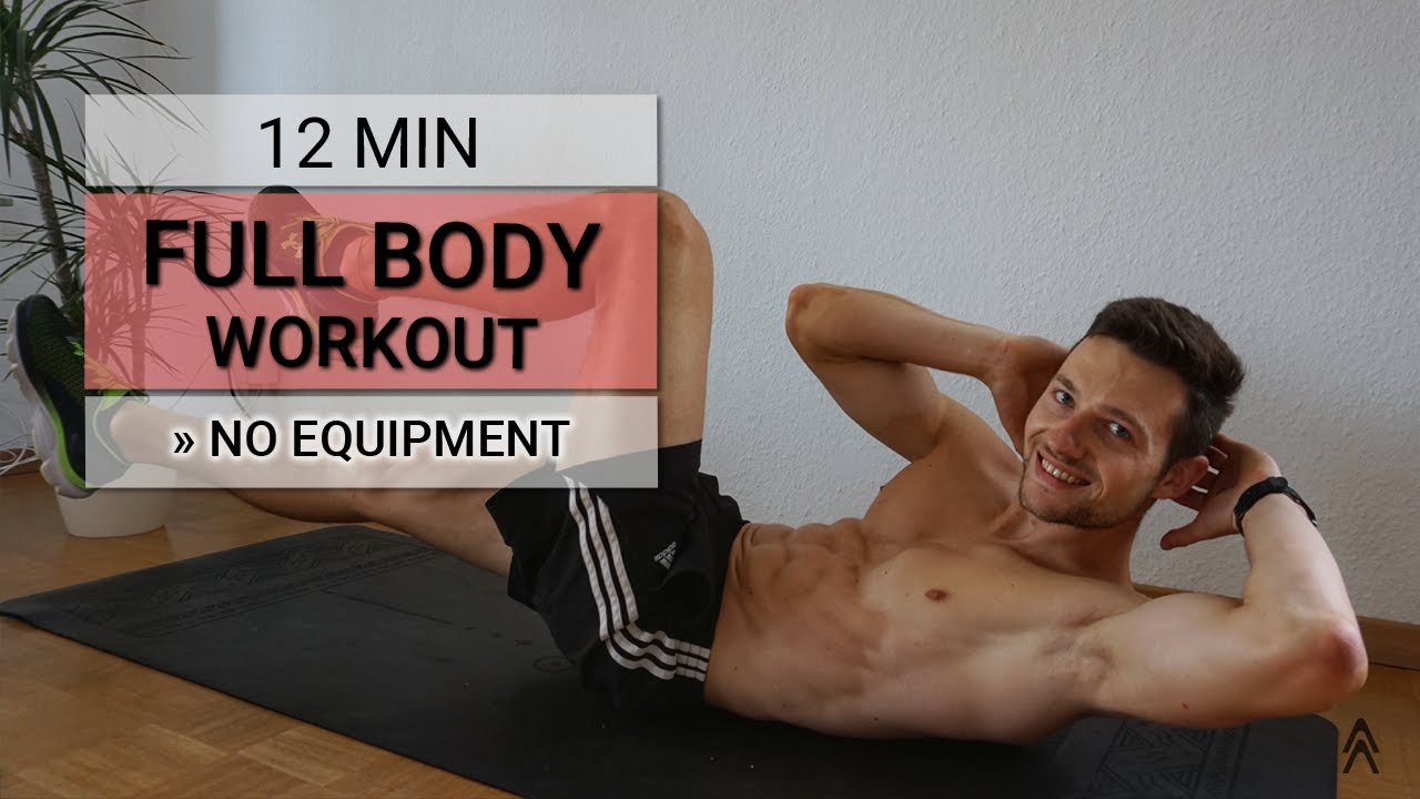 12 MIN FULL BODY WORKOUT | All Levels | No Equipment | Kai Brinkmann