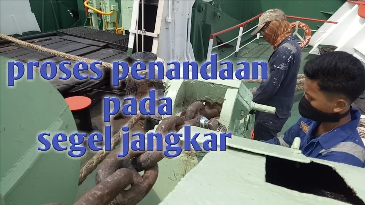 Mewarnai rantai jangkar #memberi tanda pada segel rantai jangkar