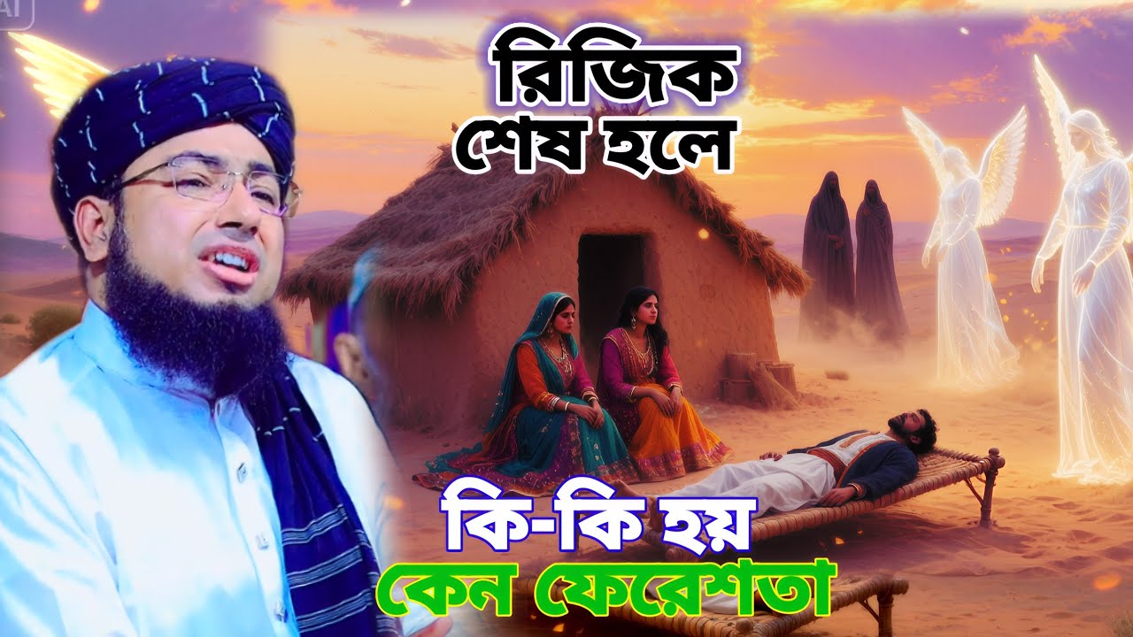 রিজিক শেষ হয়ে গেলে কি হয় কেন ফেরেশতা সাক্ষাৎ করে। Maulana johirul Islam faridi, Islamic waz Bangla
