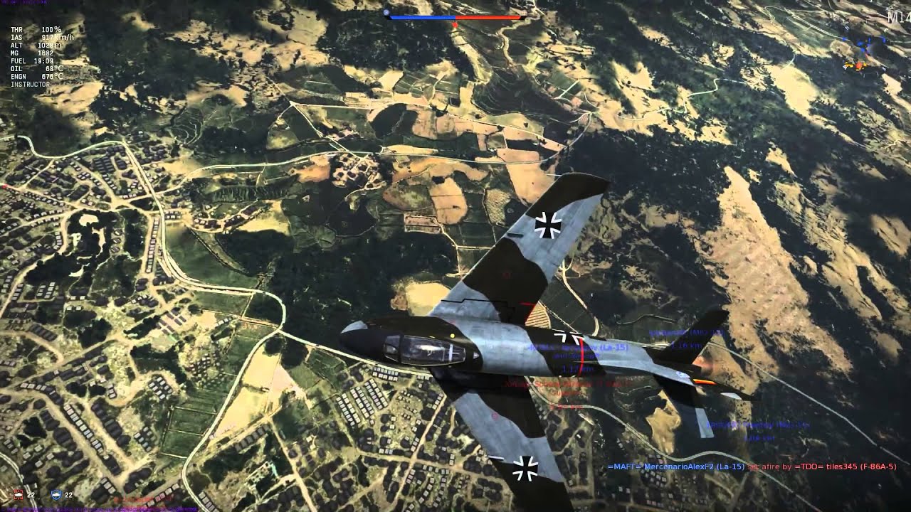 War Thunder Realistic CL-13A Sabre