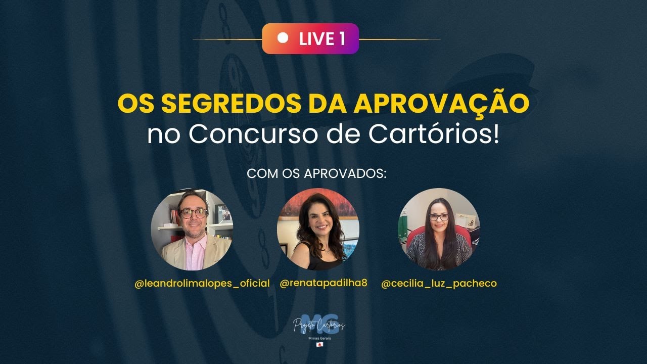 Entrevista com os Aprovados no Concurso de Cartórios de SP