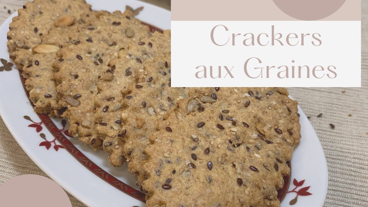 CRACKERS AUX GRAINES : l'atelier culinaire Guy Demarle