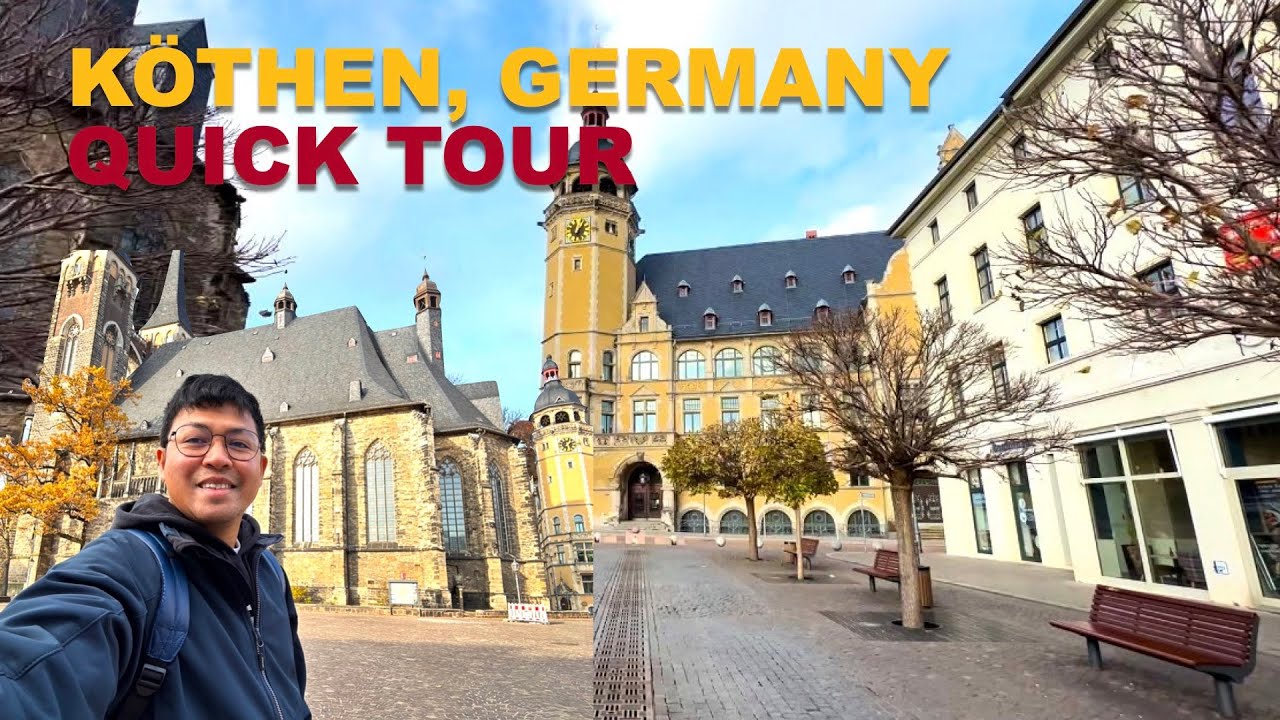 TRAVEL VLOG: KÖTHEN GERMANY WALKING TOUR | HOME OF THE FOUNDER OF HOMEOPATHY