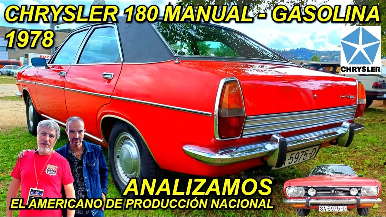 ⛽Chrysler 180 manual. El auto incomprendido de producción nacional por Chrysler España #chrysler