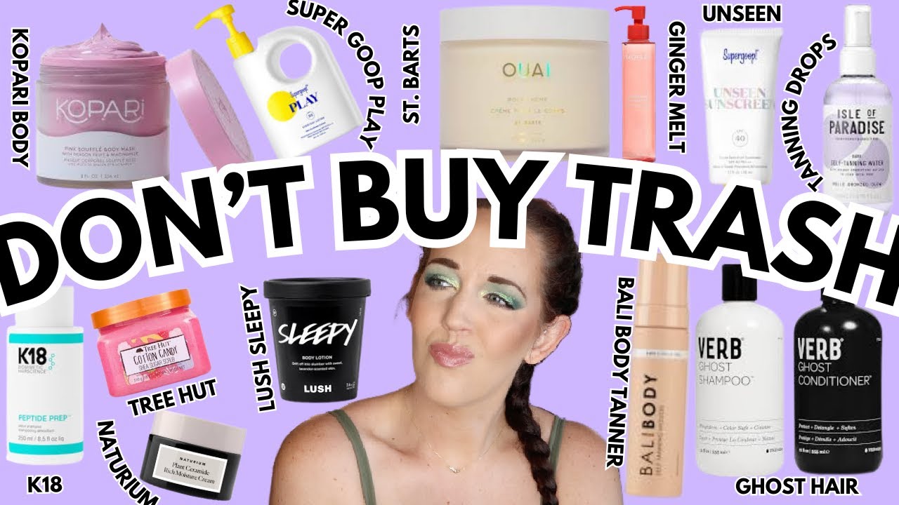 SPRING 2024 BEAUTY EMPTIES 🗑 SOME OF THESE THINGS ARE ACTUALLY TRASH