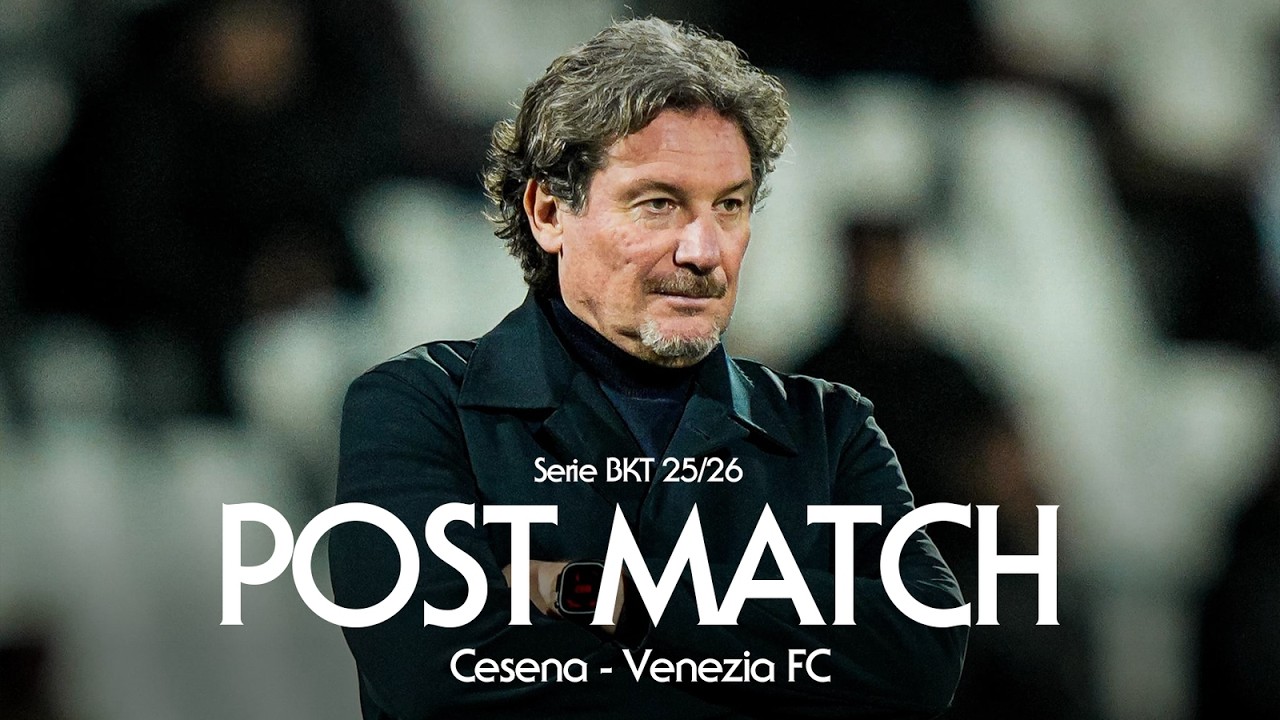 Conferenza Stampa post partita | Giovanni Stroppa | Cesena - Venezia FC