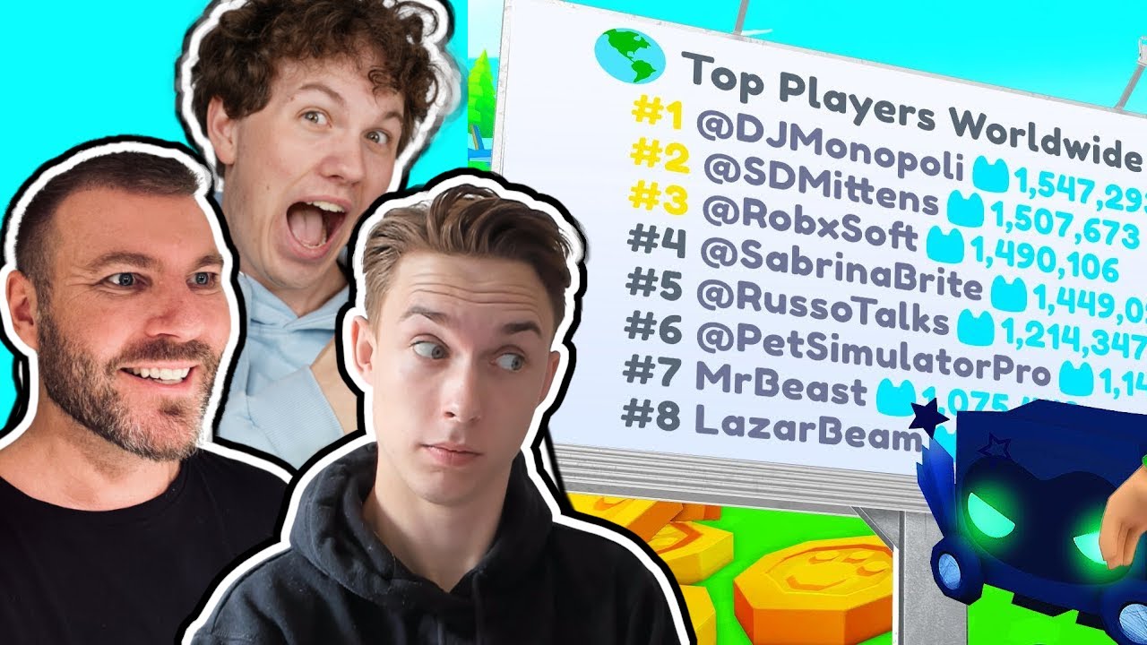 Vi Er Alle På LeaderBoard i Pet Simulator X, Roblox