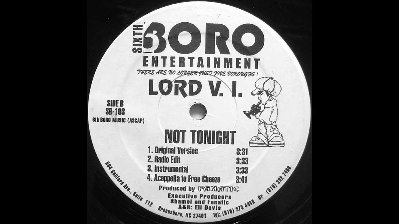 Lord V.I. - Not Tonight (1996)