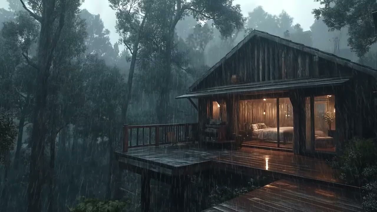 Forest Rain Sounds for Deep Sleeping | Insomnia Relief, Relaxation