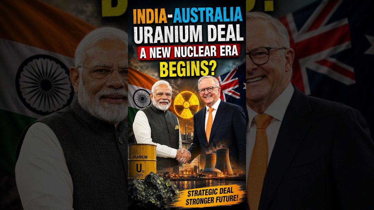 India-Australia Uranium Deal Explained | PM Modi's Biggest Nuclear Agreement? 🇮🇳🇦🇺