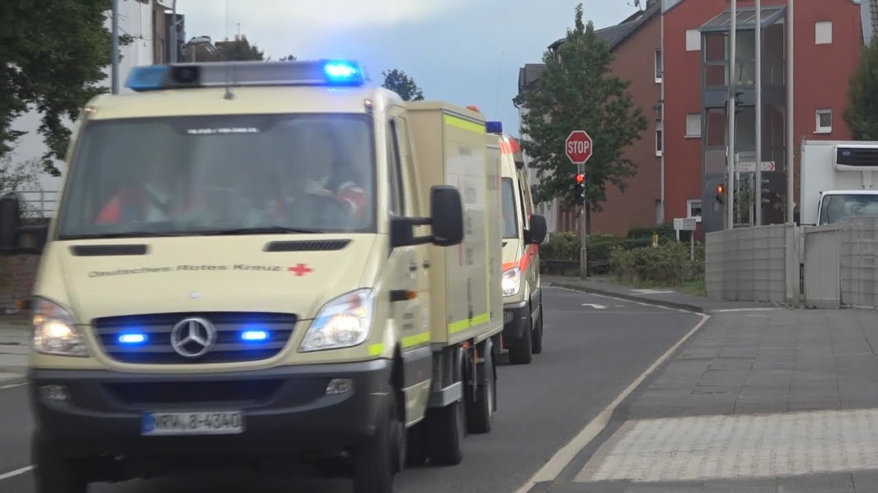 GW-San mit Anh + N-KTW + 4-T-KTW + MTF 2 DRK Euskirchen