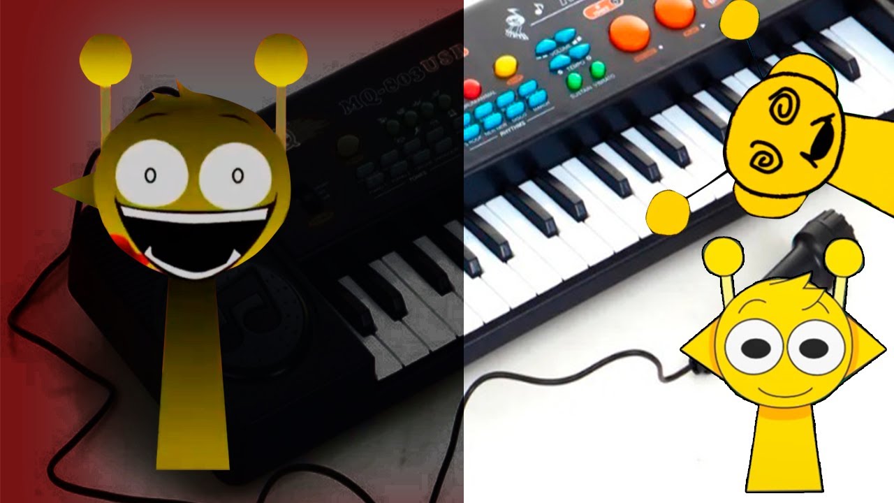 How to Play Sprunki ALL PHASES on Piano | Incredibox Sprunki vs Real Instruments