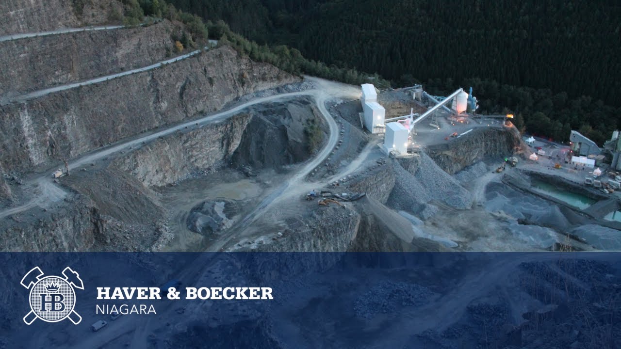 Niagara Vorbrechanlage mit nachgeschalteter Wasserbausteinanlage