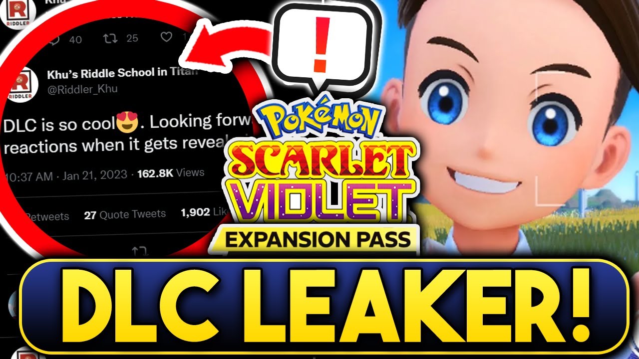 POKEMON NEWS! DLC LEAKER UPDATE! NEW DLC ANTAGONIST RUMOR! Pokemon Scarlet & Violet DLC!