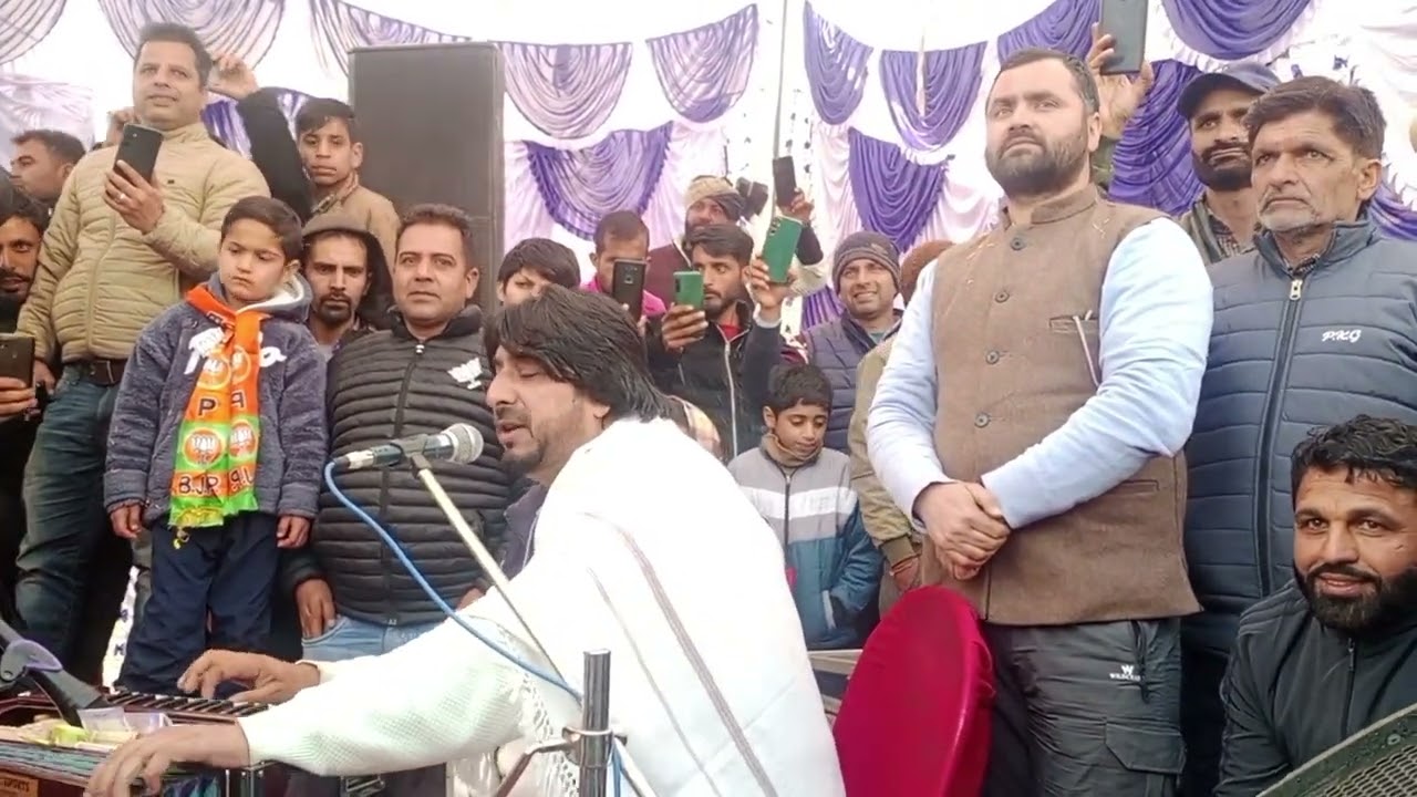 Tariq Pardasi in a function at Darhal JK.