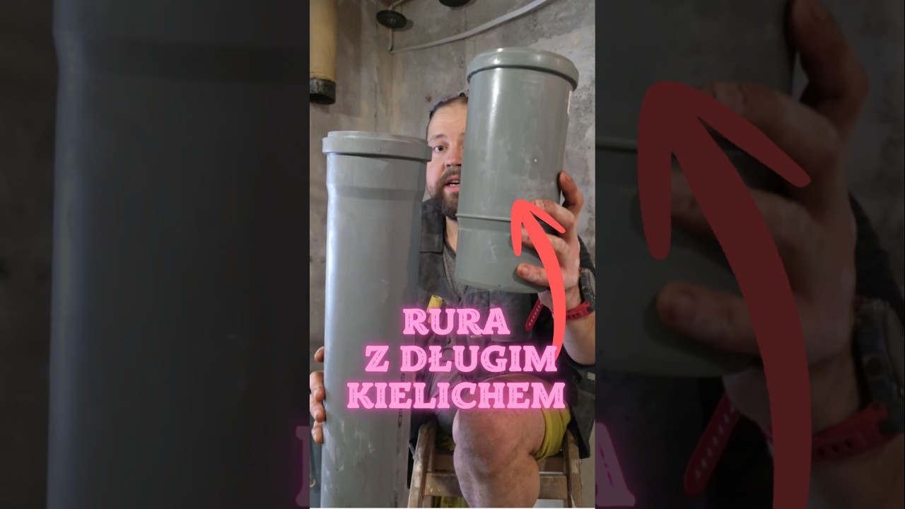 Jak wymienić pion kanalizacyjny? Rura z przedłużonym kielichem #codziśrobimy #tycner  #hydraulik