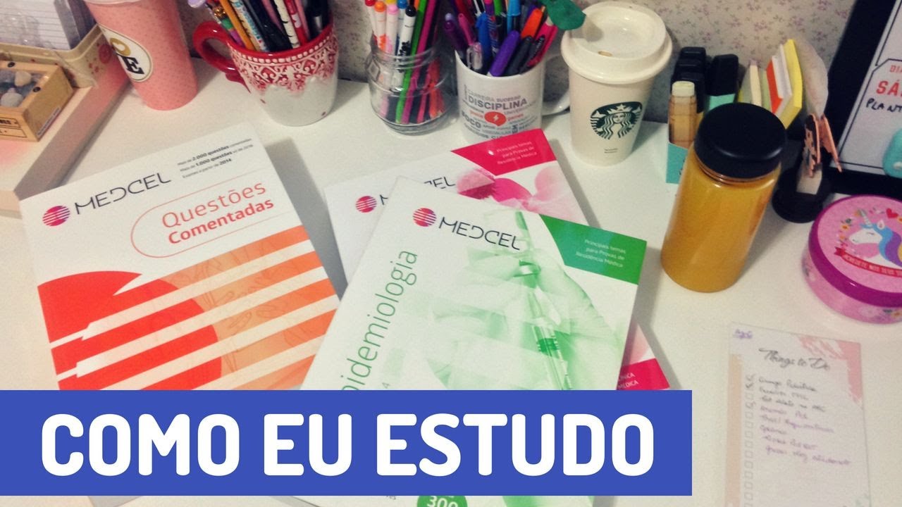 MÉTODO DE ESTUDO PARA A RESIDÊNCIA MÉDICA E MINHAS APOSTILAS MEDCEL l STUDY VLOG MEDIÁRIOS