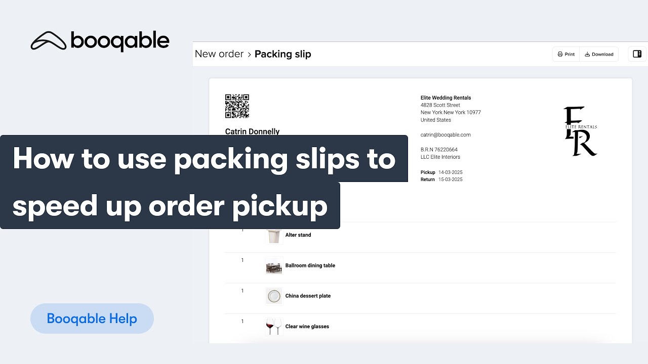 How to use packing slips to speed up order pickup
