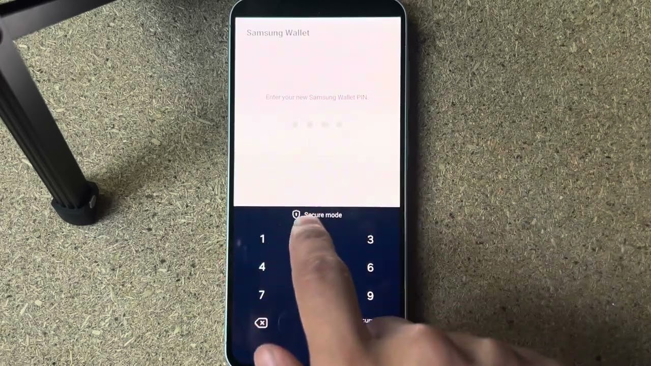 How to change PIN in Samsung Wallet