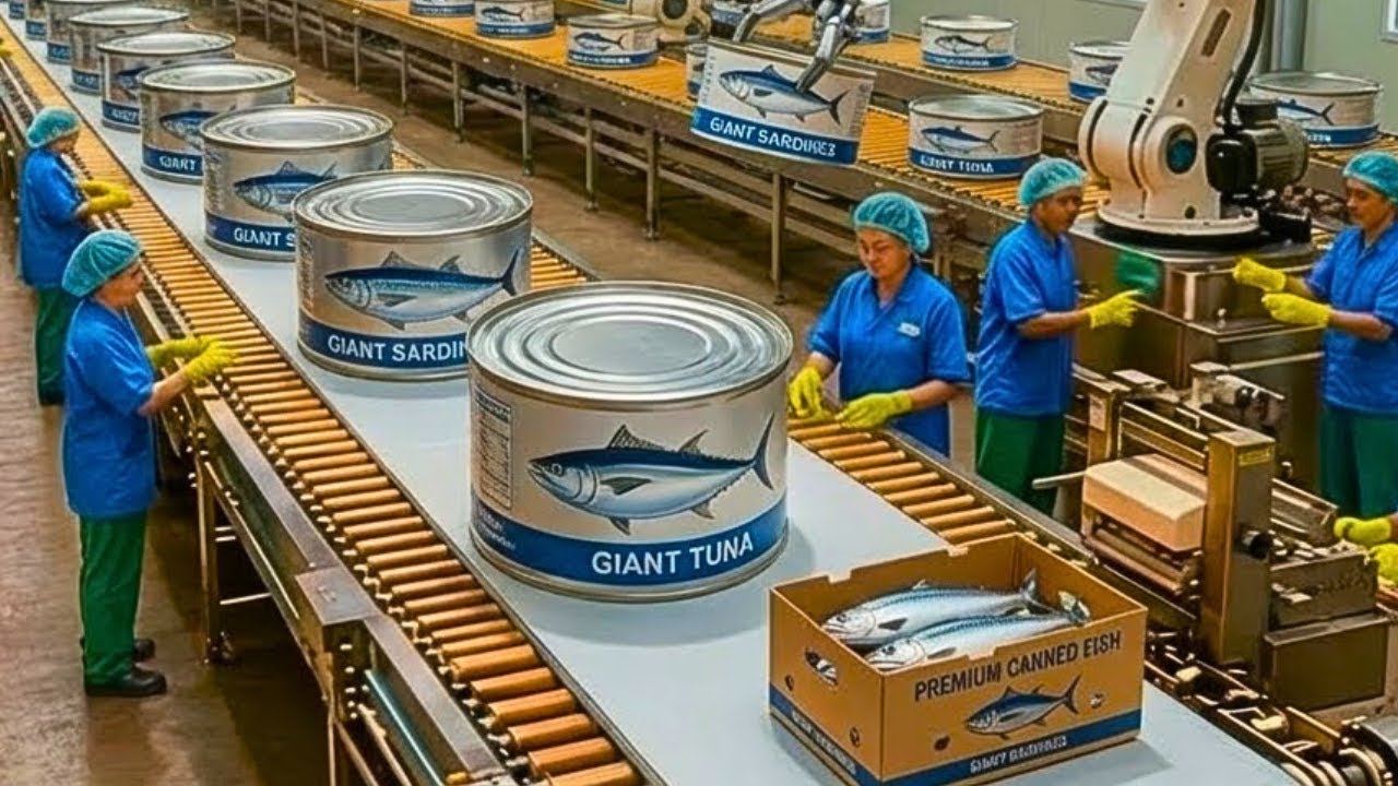 Inside a Modern Wet Cat Food Factory: From Fresh Fish to Moist Pate (Full Process)