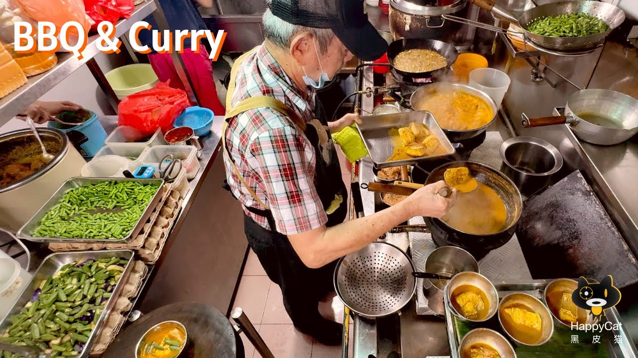 Serangoon BBQ & Curry since 1983: Uncle Peter's Nasi Padang | Singapore Hawker Food