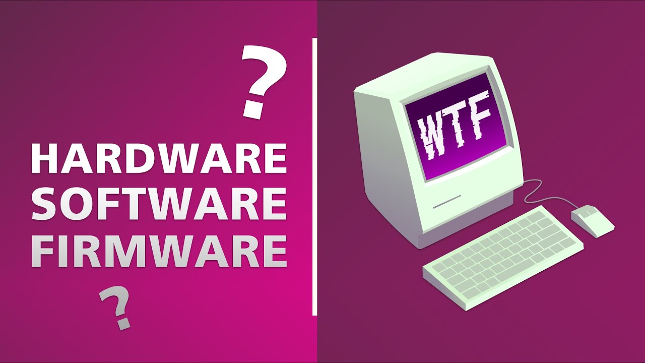Hardware, Software & Firmware: Explained
