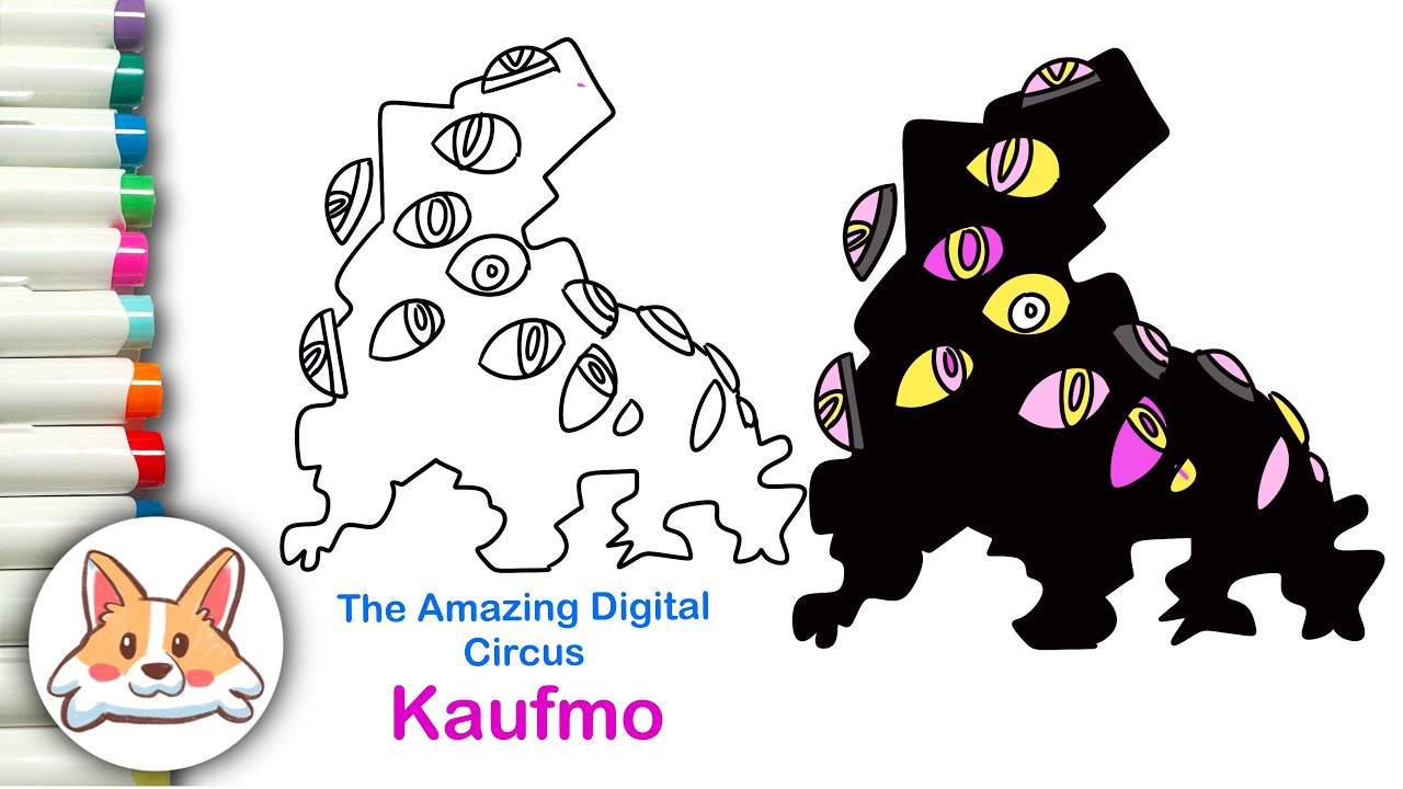 How to Draw Kaufmo | The Amazing Digital Circus!