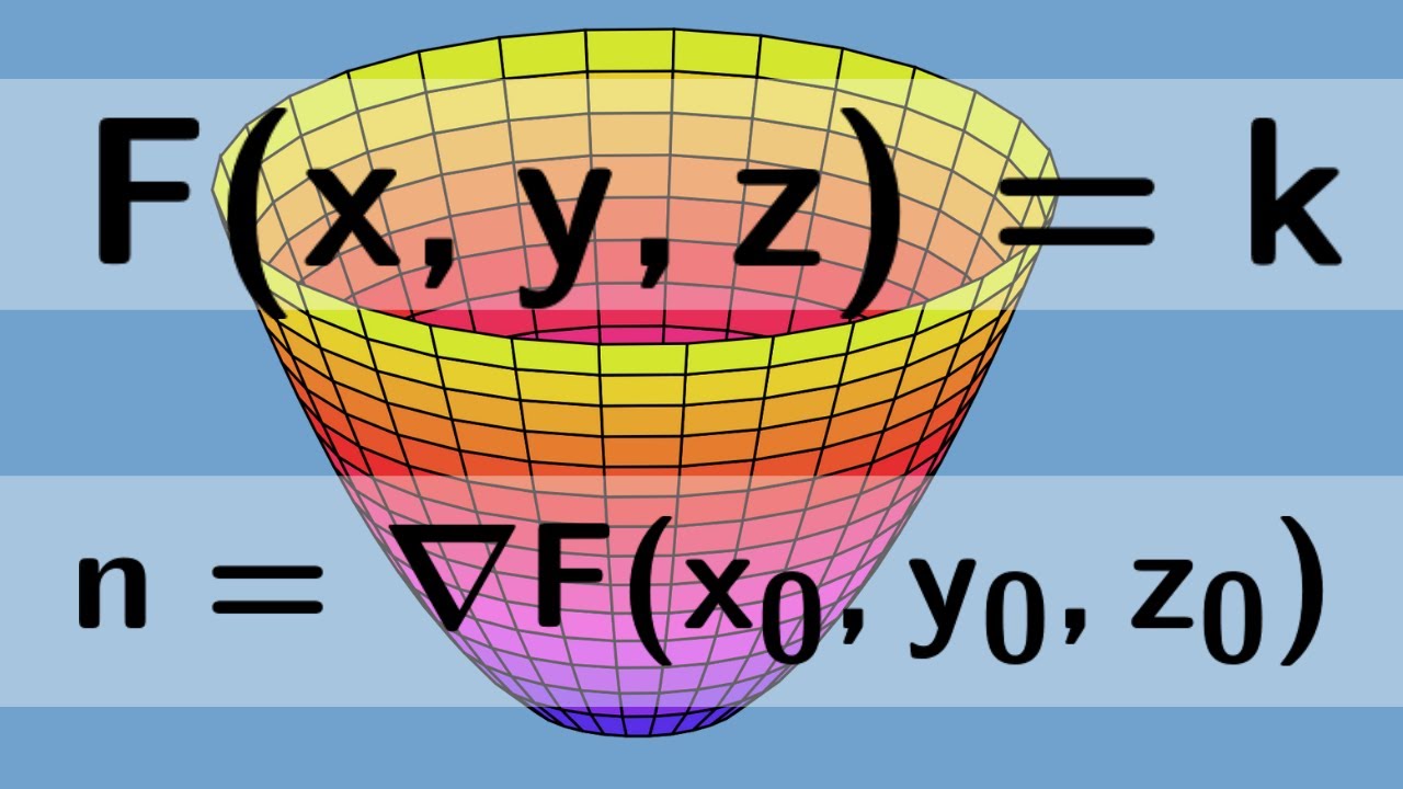 Multivariable Calculus | The tangent plane of a level surface.
