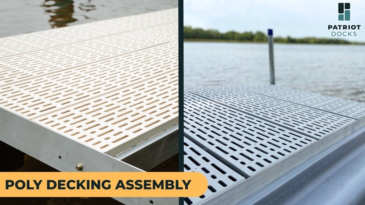 How to Assemble Poly Dock Panels | Patriot Docks Poly 4x4 Dock Panels