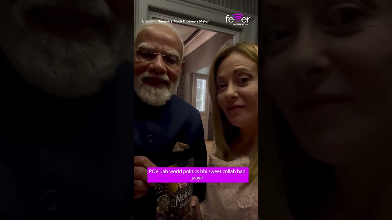 Narendra Modi & Giorgia Meloni Break the Internet With Melody #trending #shorts