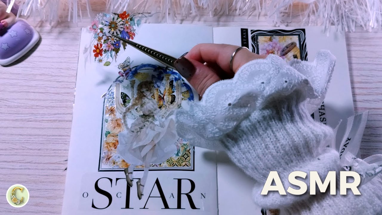 Relaxing ASMR 🌙 Slow Journaling & soft Sounds
