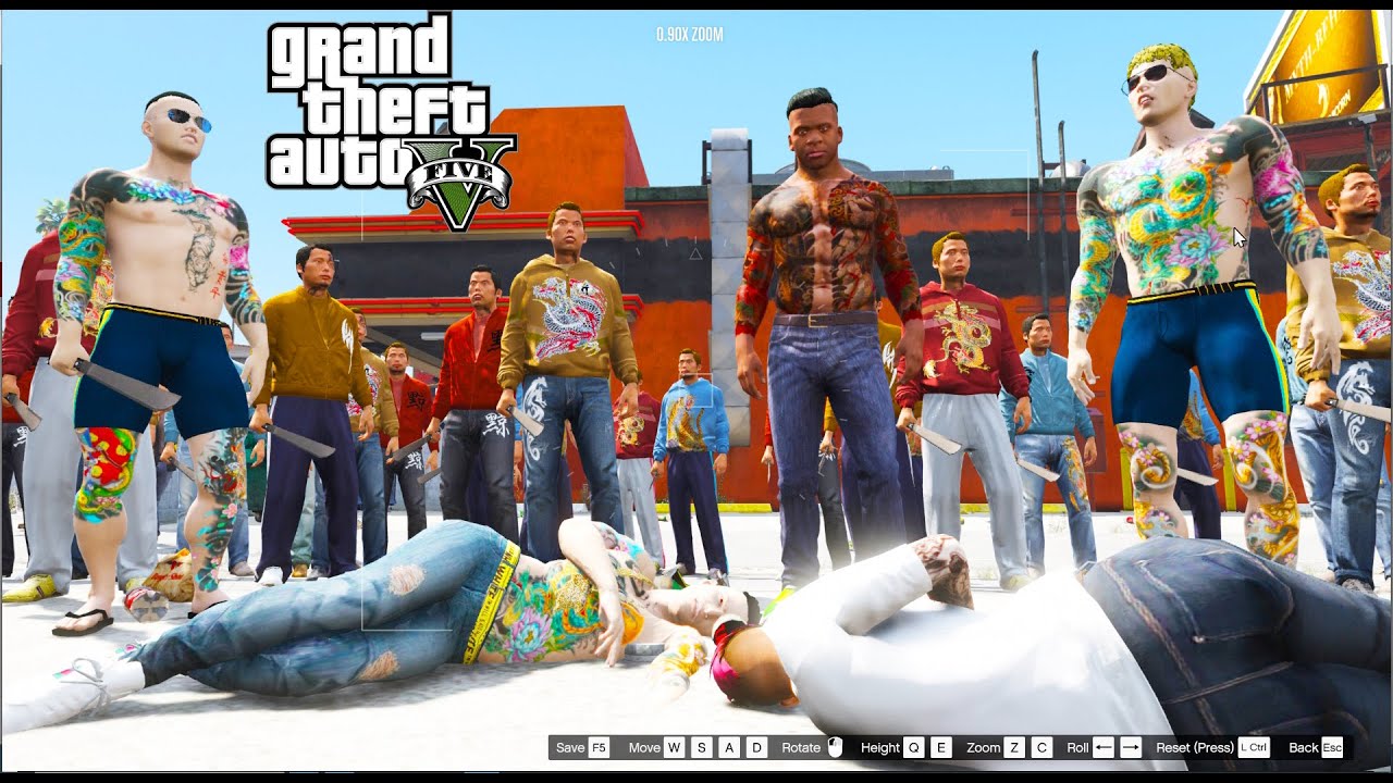 GTA 5 Mod - Big Brother Chan Hao Nam Comes to Rescue Seven Chickens and Shark Fin #6