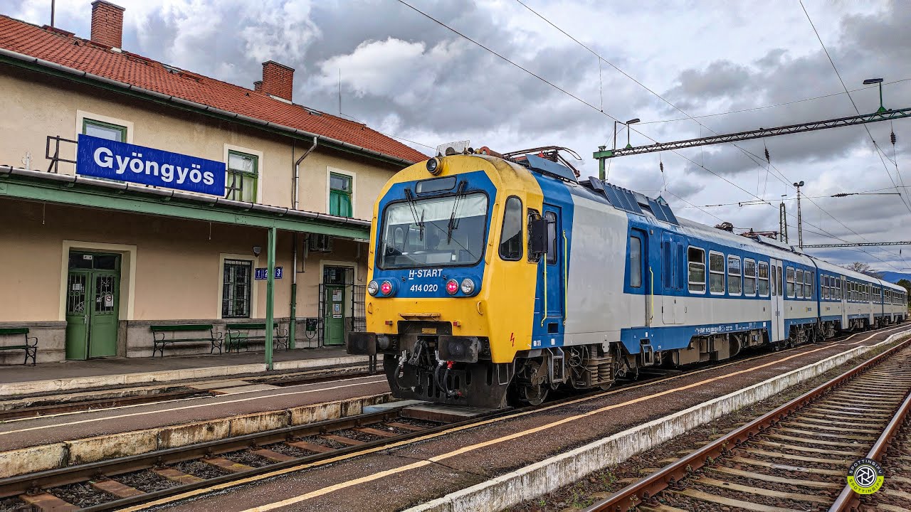 Retrózás a 414 020 Hernyóval a Mátra InterRégión Hatvanból Gyöngyösre