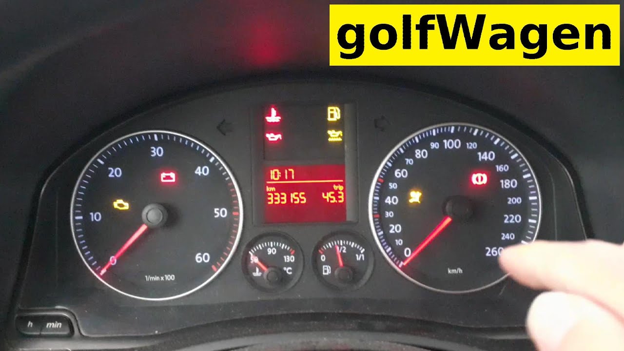 VW Golf 5 oil level sensor / oil loss