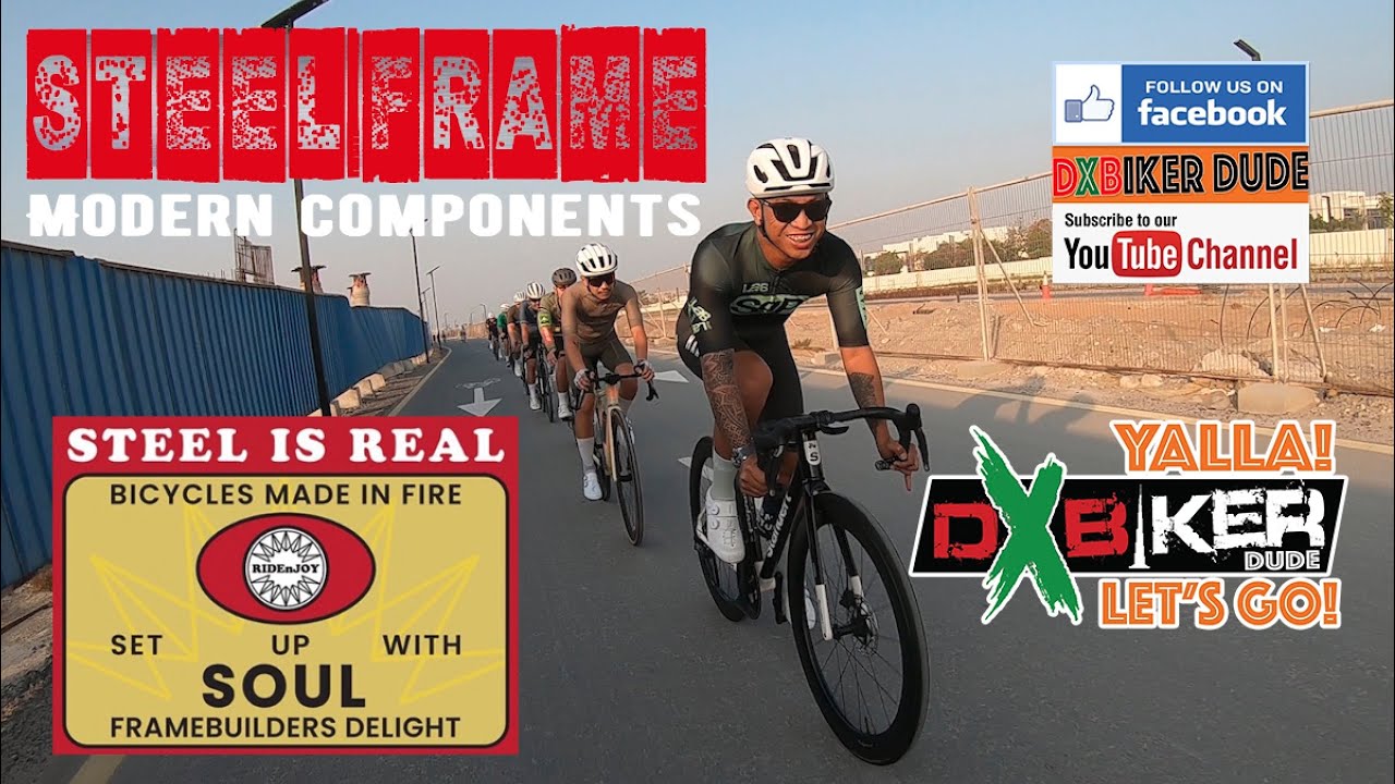 STEEL FRAMES WITH MODERN COMPONENTS - GAIJIN CYCLING TEAM | DXBIKER DUDE