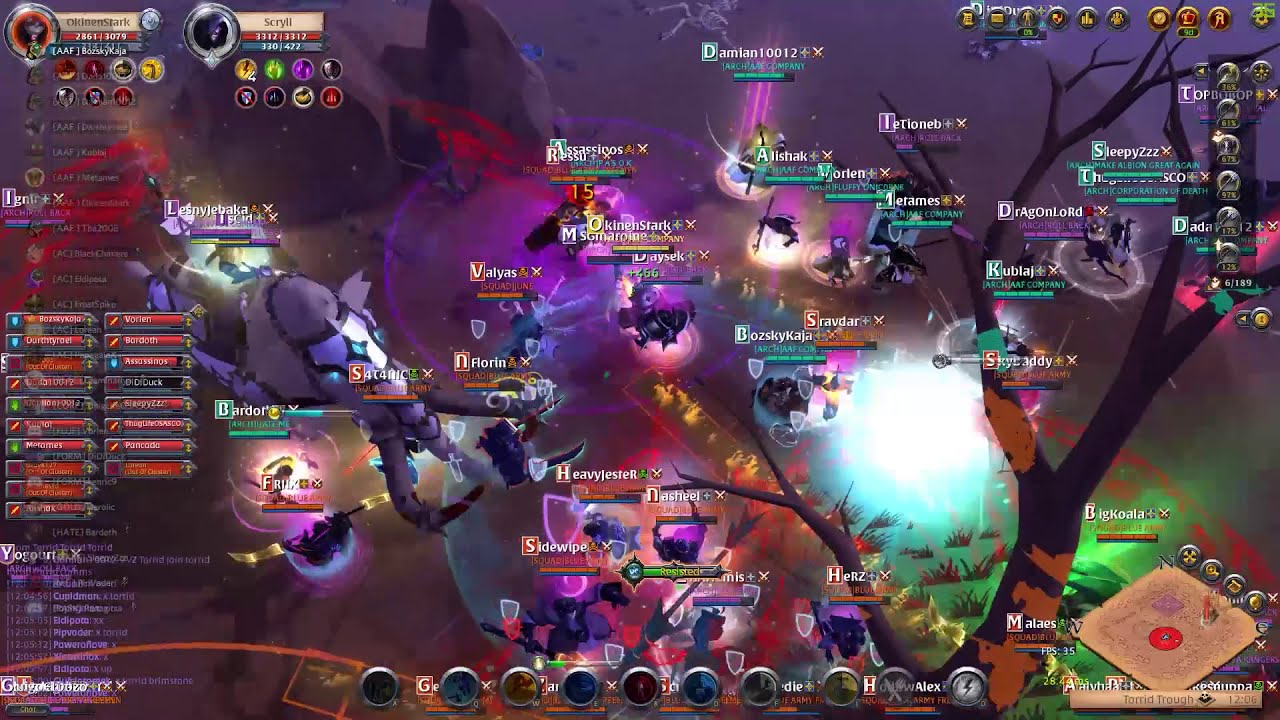Albion online - ZvZ AaF (Arch) vs Blue Army