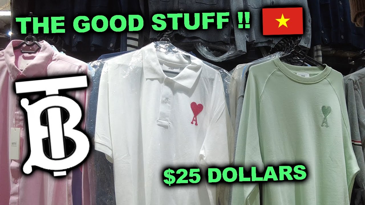 Fake Mall Shopping - Inside Saigon Square Vietnam Ho Chi Minh City  |   Amiri Burberry Balenciaga