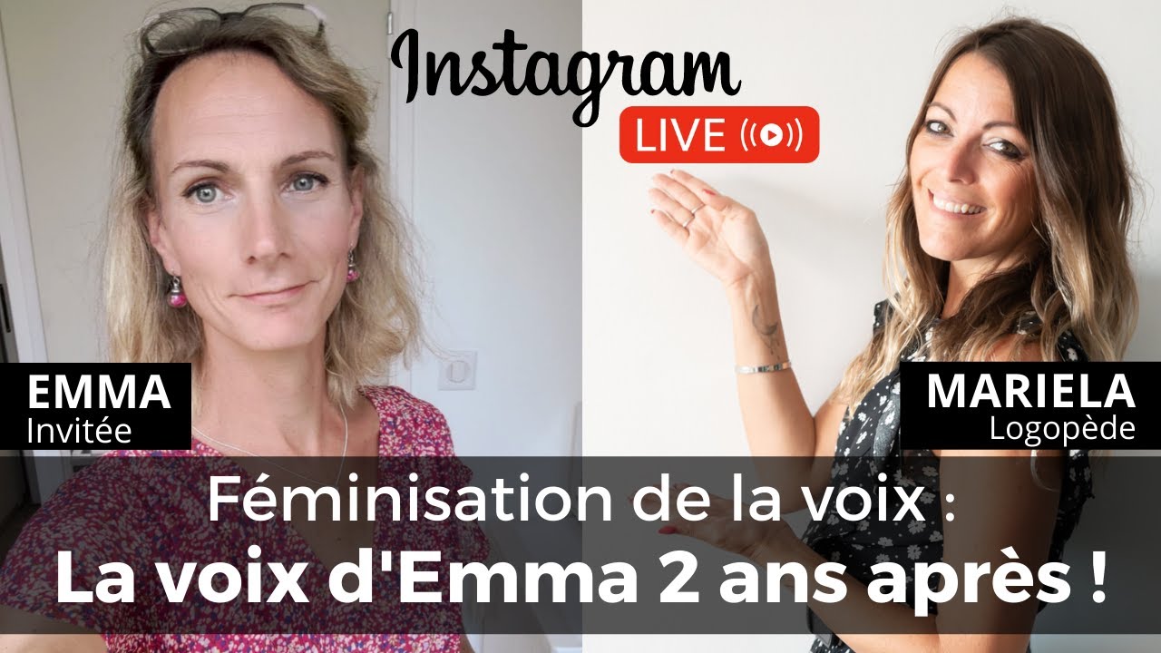 FÉMINISATION DE LA VOIX | LIVE AVEC EMMA : l'évolution de sa voix après 2 ans !