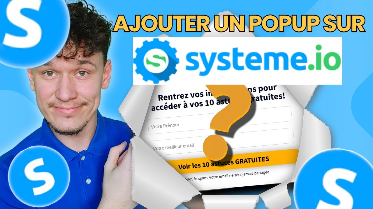 Comment Ajouter un POP-UP sur SYSTEME.IO pour Capturer Plus de Leads ! [Tuto Facile]