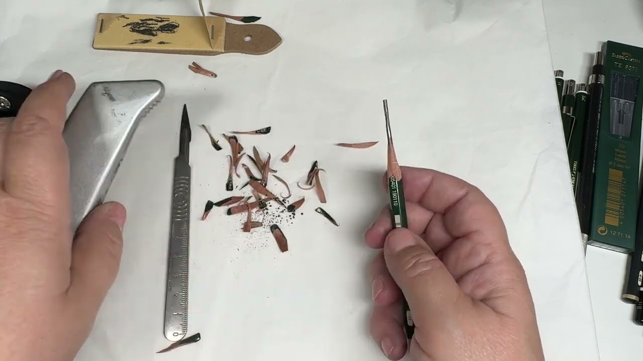 Types of pencil and how to sharpen them