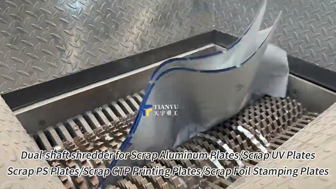 Scrap Aluminium Sheets Shredding Plant