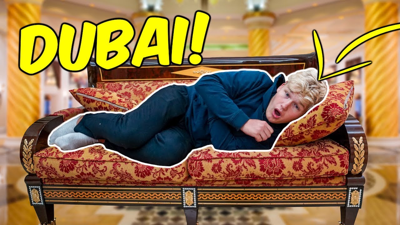 OVERNATTER PÅ EN SOFA I DUBAI!
