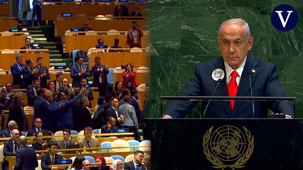 Netanyahu abucheado y con la mayoría de las delegaciones abandonado la ONU antes de su discurso