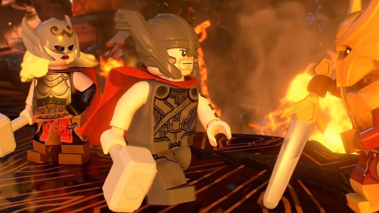 Лего Марвел Супергерои 2 HD - Уровень 7 Surtur-n Doom 7 - Босс Суртур