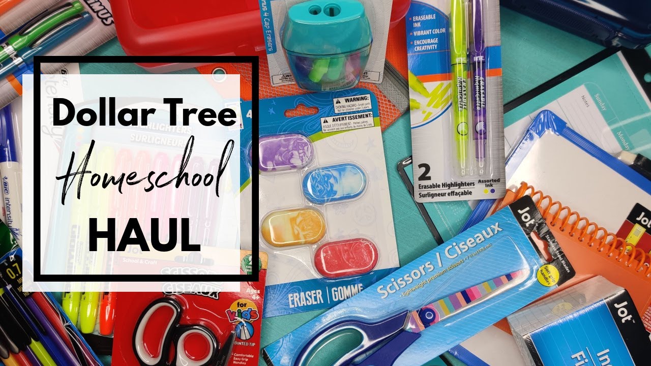 Dollar Tree Back To School Shopping Haul