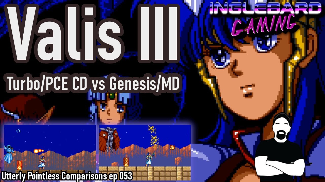 Valis III TurboGrafx aka PC Engine vs Genesis aka Mega Drive