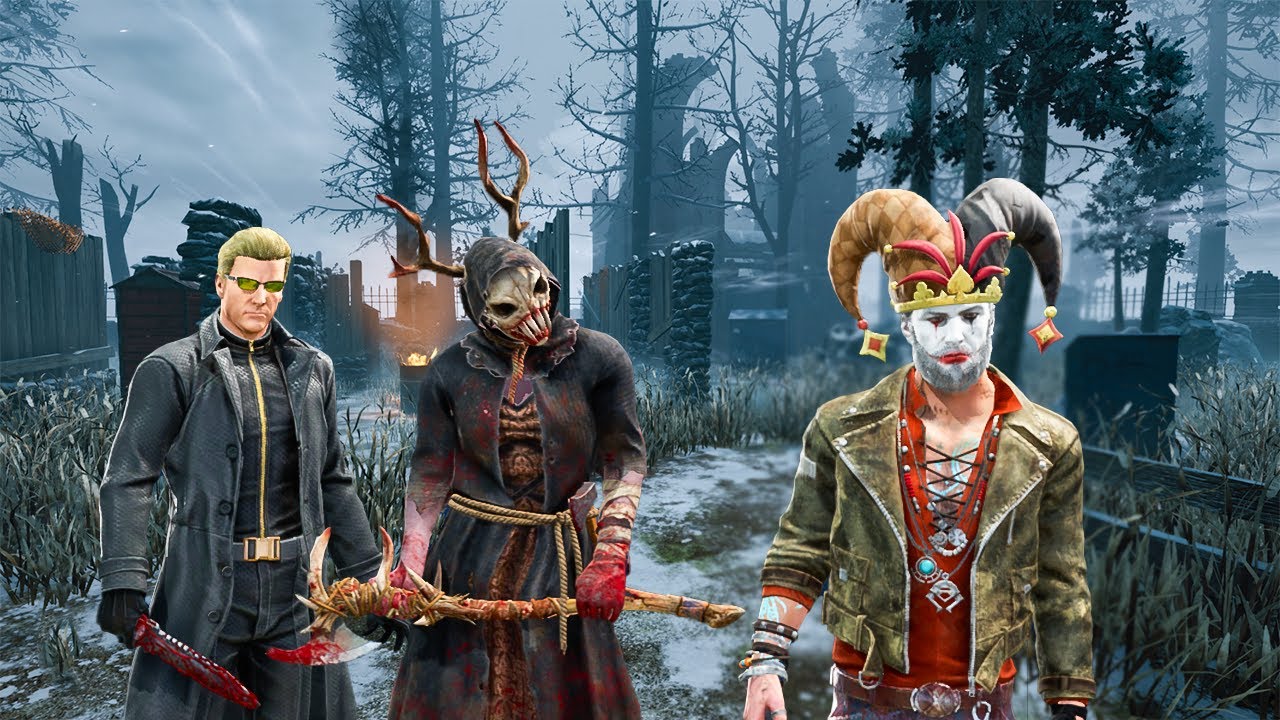 Survivor vs Huntress & Wesker Gameplay | Dead By Daylight (No Commentary)