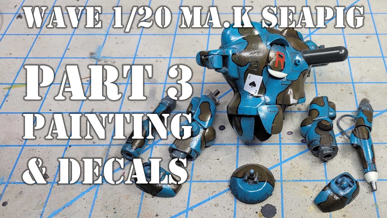 Wave Ma.K Seapig Pt. 3: Painting and Decals