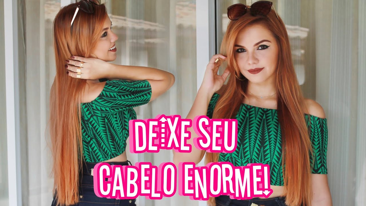 DICAS PARA SEU CABELO CRESCER MAIS RÁPIDO! #2